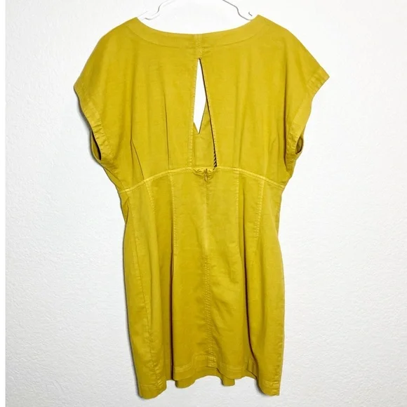 🔥MOVING SALE🔥 Anthropologie Maeve mustard dress NWT sz14 - Picture 3 of 7